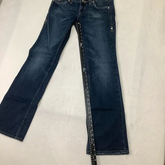 Sang Real Bootcut Jeans Sz 29 Dark Blue - Picture 7 of 13